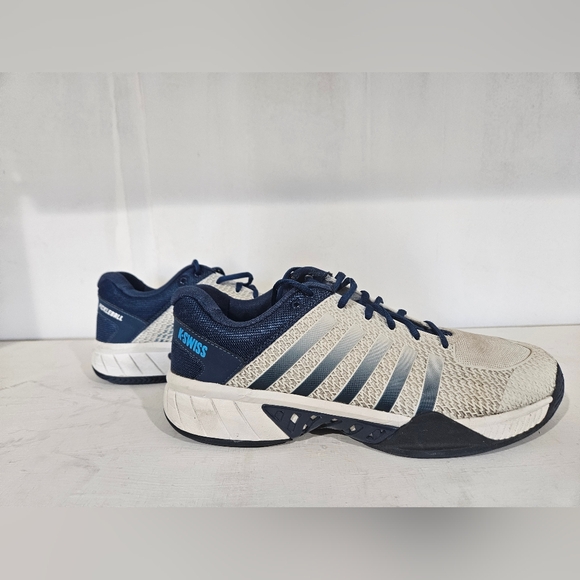 K-Swiss Express Light Men's Size 11 White and Blue Shoes - Picture 4 of 9